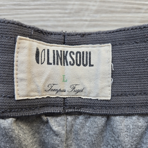 Men's Link Soul Gray‎ Athletic Shorts, With Lining Size Large - Picture 3 of 9